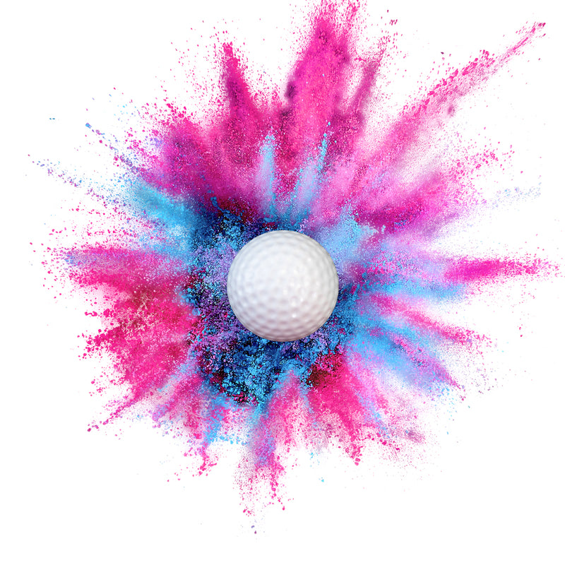 Gender Reveal Golf Ball - 2 Pack [1Pink/1Blue]