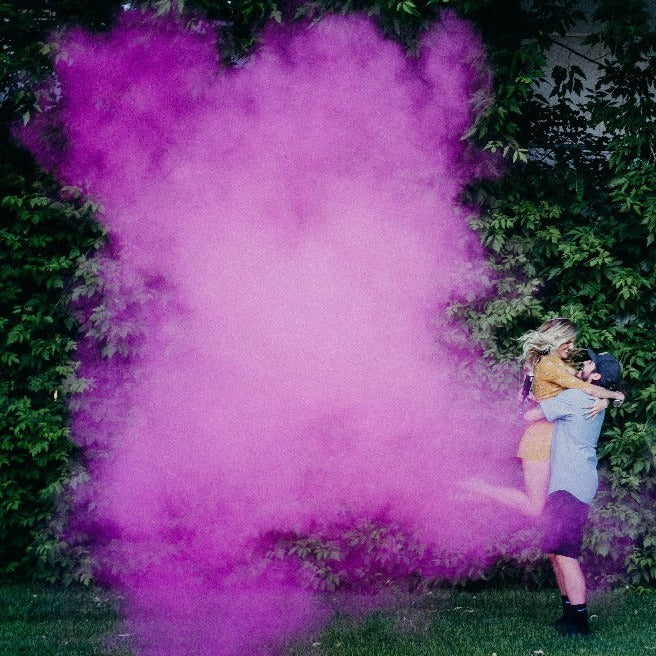 pink powder cannon gender reveal