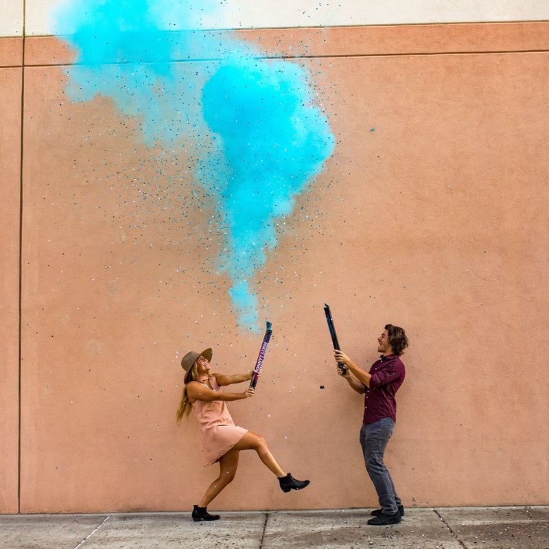 Wholesale Gender Reveal Party Cannon - Holi Powder + Confetti for