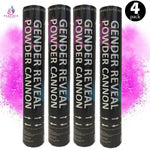 Gender Reveal Powder Cannons [4 Pack]
