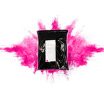 pink gender reveal burnout bag