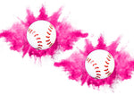 Gender Reveal Baseballs [2 Pack] Choose Colors