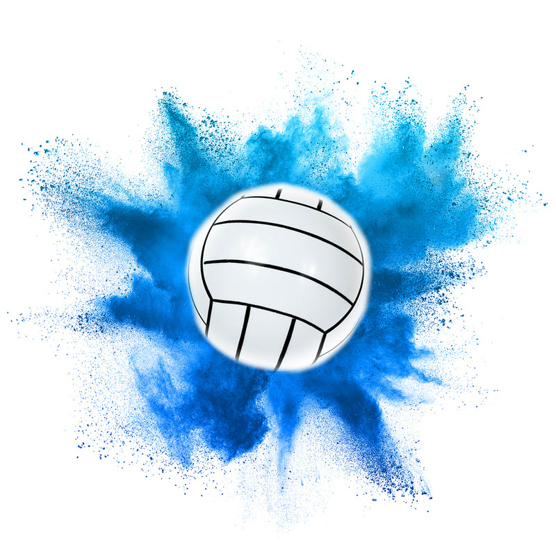 Gender Reveal Volleyball Kit - Exploding Holi Powder Ball Sports  Announcement