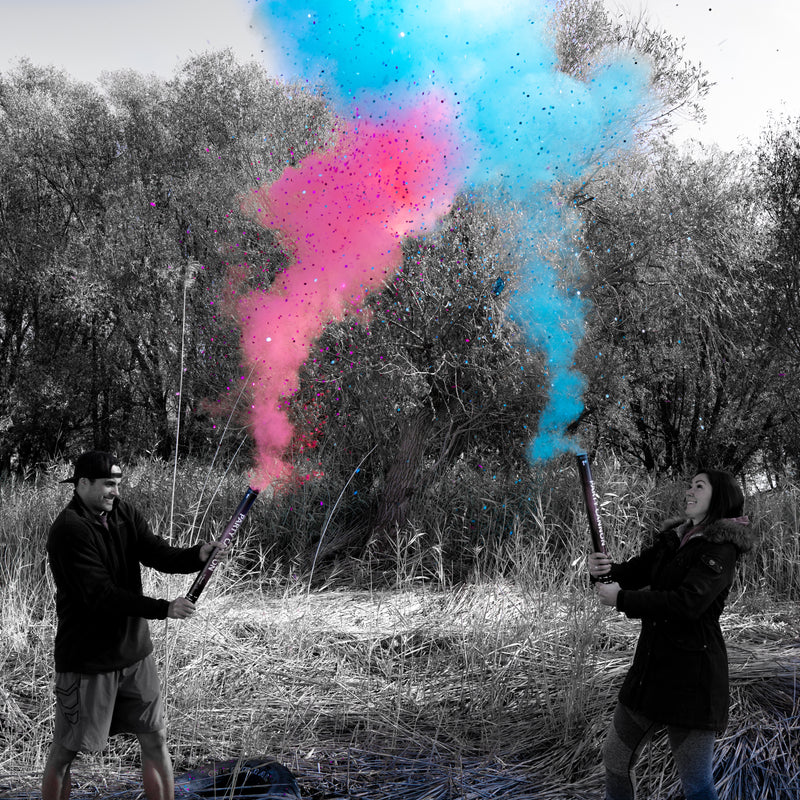 Gender Reveal Powder & Confetti Cannons