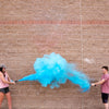 gender reveal smoke powder cannon blue