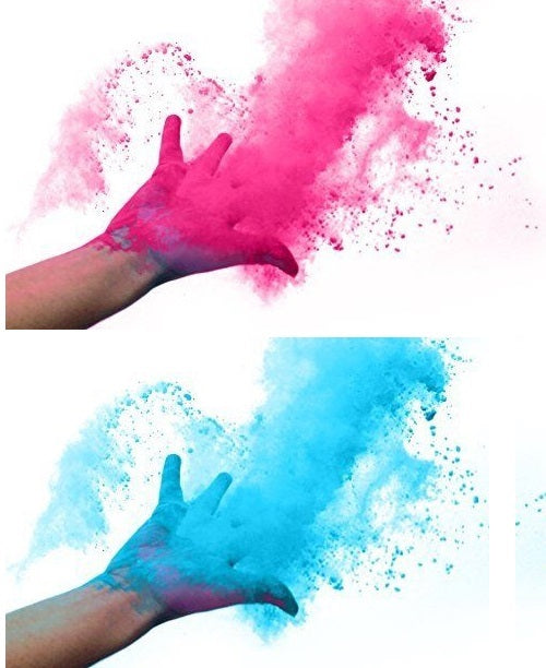 Chameleon Colors Pink Gender Reveal Powder Blackout Kit - 70g Bags - 10 Pack - Vibrant Pink Color - Powder for Baby Girl Gender Reveal - Color Not